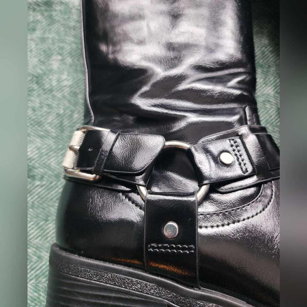 Dolce Vita Black Armonda Combat/Moto Boots - Picture 7 of 11
